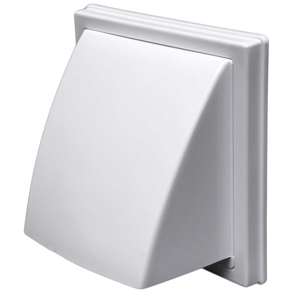 150/160mm Ventilation Hood Non Return Flap Outside Duct Cover Vent Air Covers