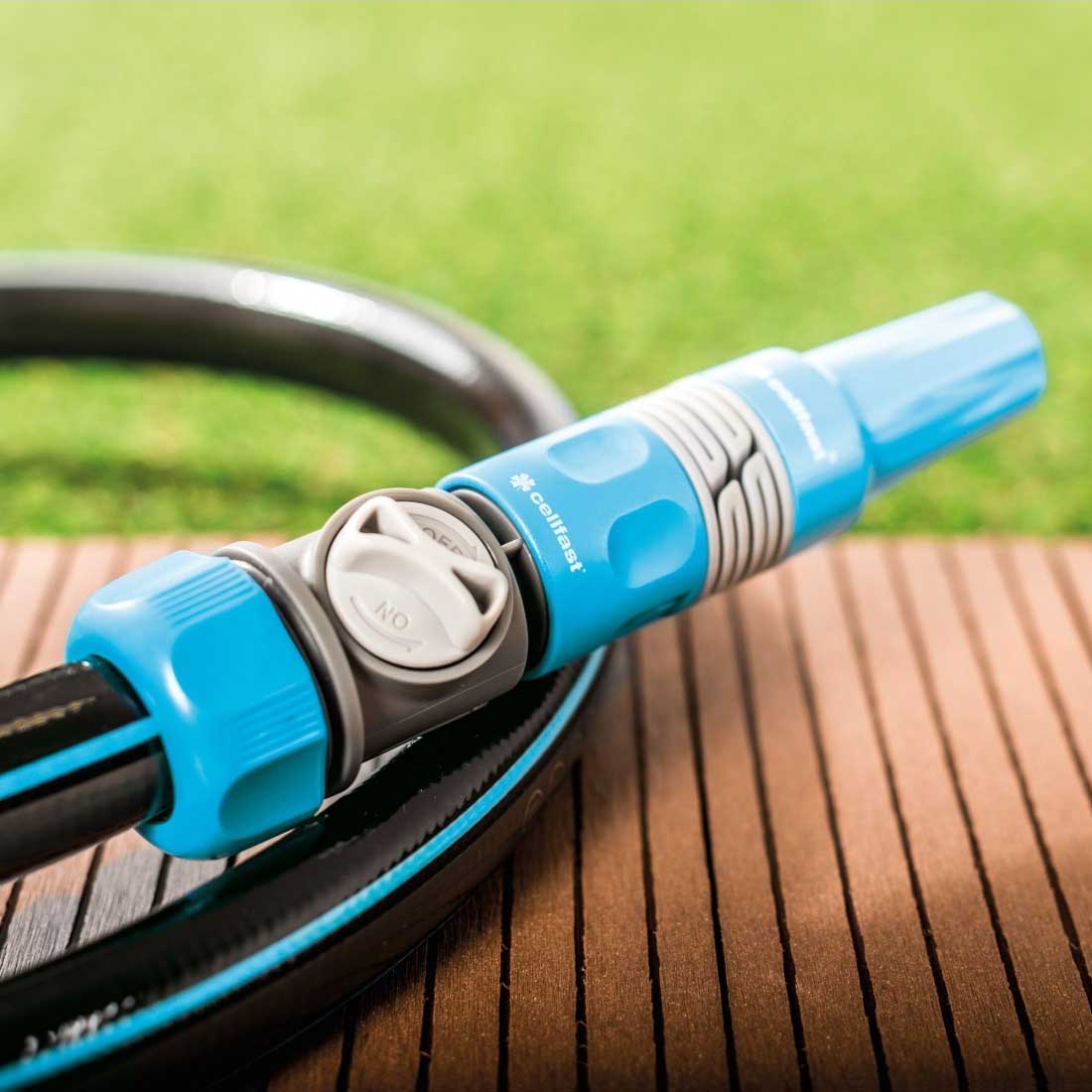 3/4 Inch Garden Hose Pipe Connector Quick With Control Shut Valve Cellfast 52-331