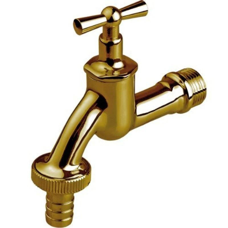 Perfexim Garden Tap Brass/Chrome Plated Outdoor Watering Valve 1/2 3/4 