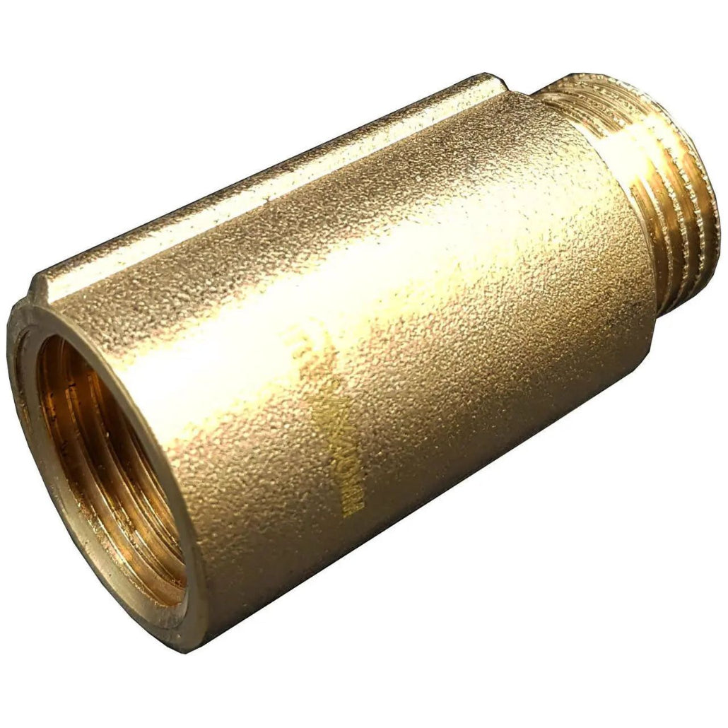 1/2 Inch BSP Pipe Wall Thread Extension Brass Tap Extender Thread Extensions