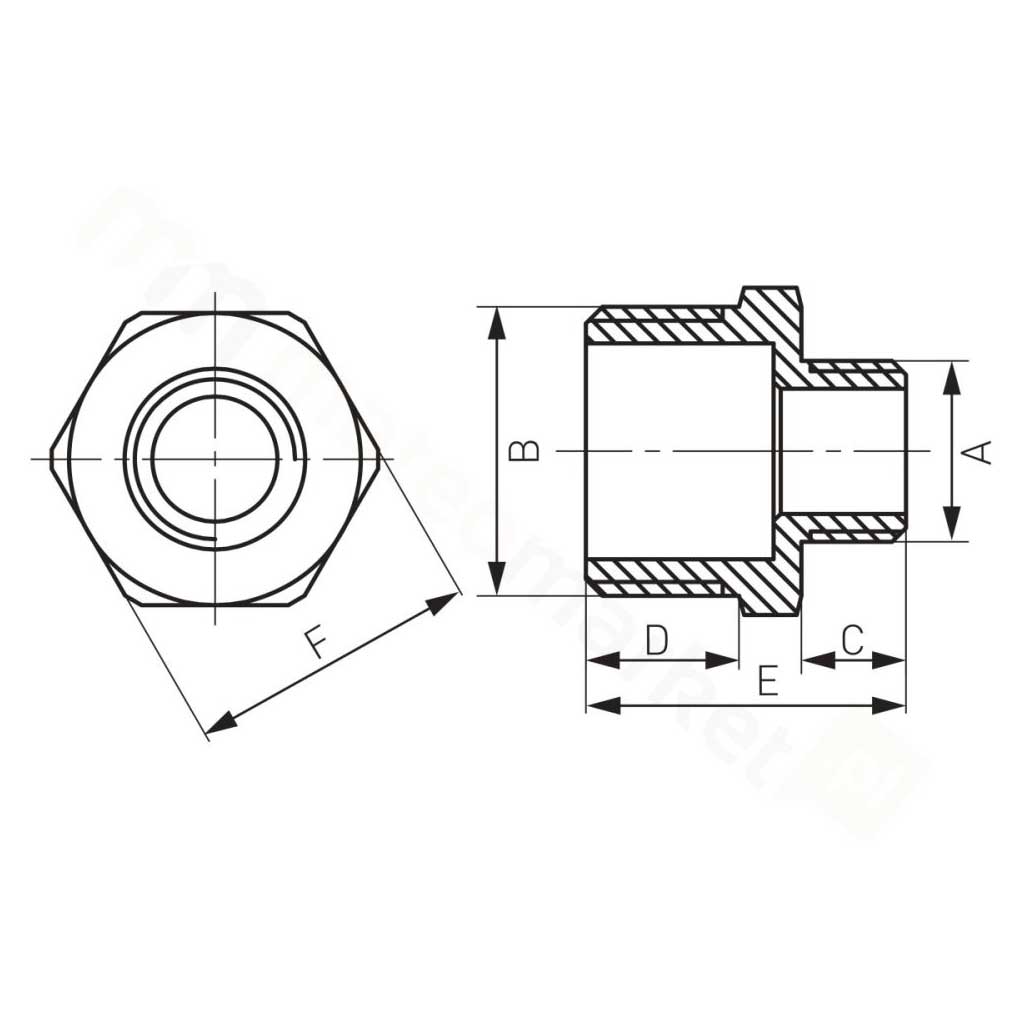 1/2x3/8 3/4x1/2 Male Thread Reduction Nipple Union Chrome Thread Reducers and Adaptors, 039a, 039b