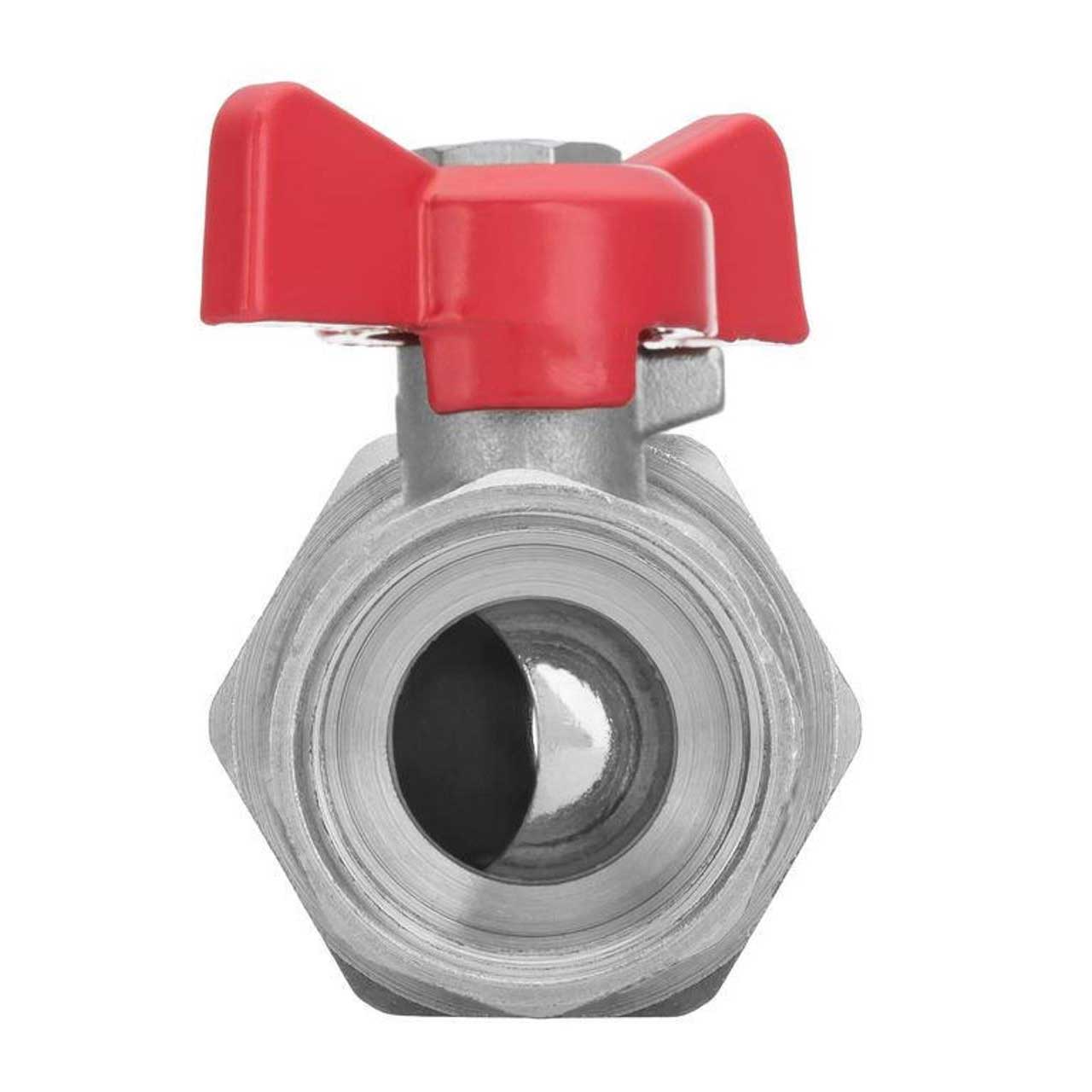 Female x Male Water Ball Valve Butterfly Handle Quarter Turn, 046, 413, 414