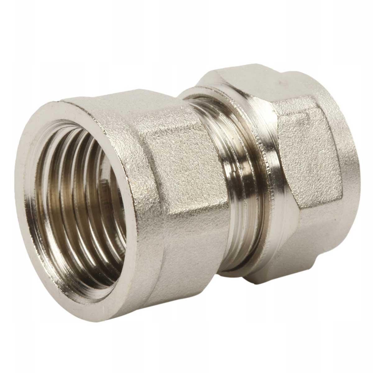 PEX Compression Fittings Muff 16/20mm x 1/2 3/4 Female BSP Compression Fittings