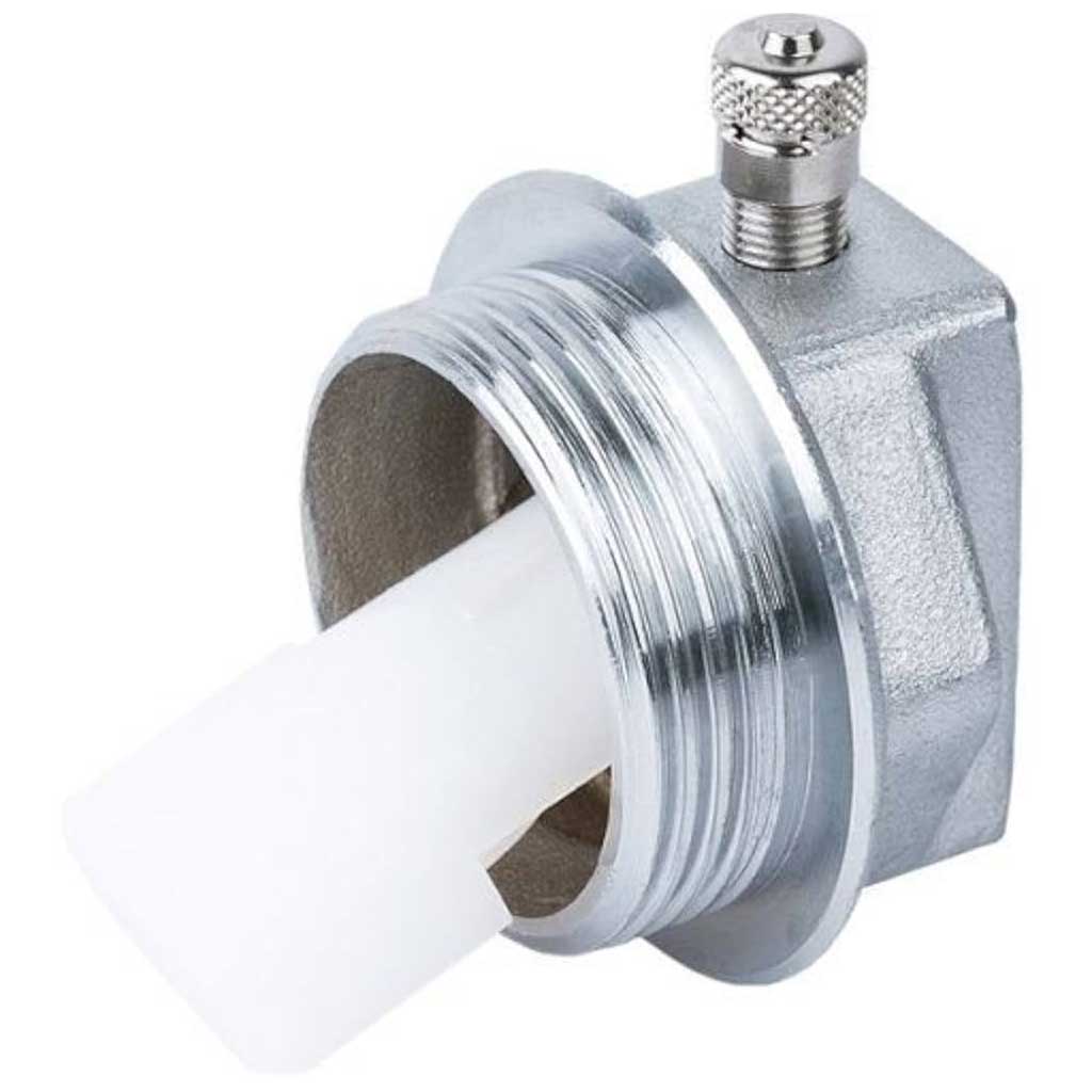 Automatic Air Vent 1 1/4 Inch Cut-off Valve Left Turn Thread - Radiator Bleeding