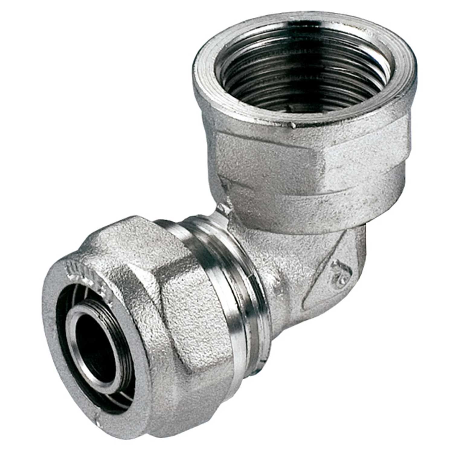 16mm x 1/2 Inch Female PEX Compression Elbow Pipe Connector - Compression Fittings