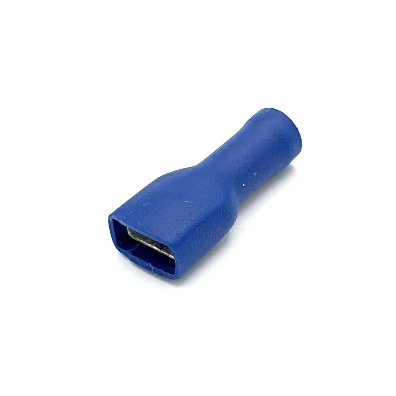 100 x Blue Insulated Female Push-On Disconnects Terminals Electrical Consumables, A391a, A391b, A391c