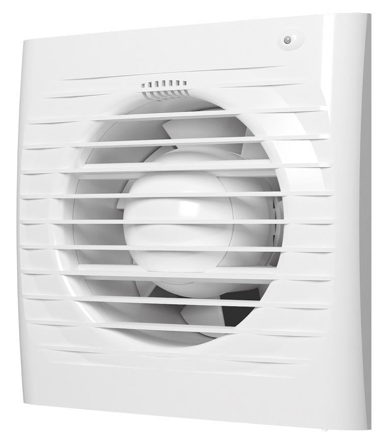 100mm Duct Size White Bathroom Extractor Fan Humidity Timer