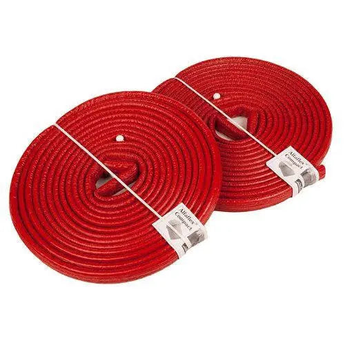 10m Red Pipe Lagging Insulation Foam 15-35mm Pipe 6mm Thick Pipe Insulation