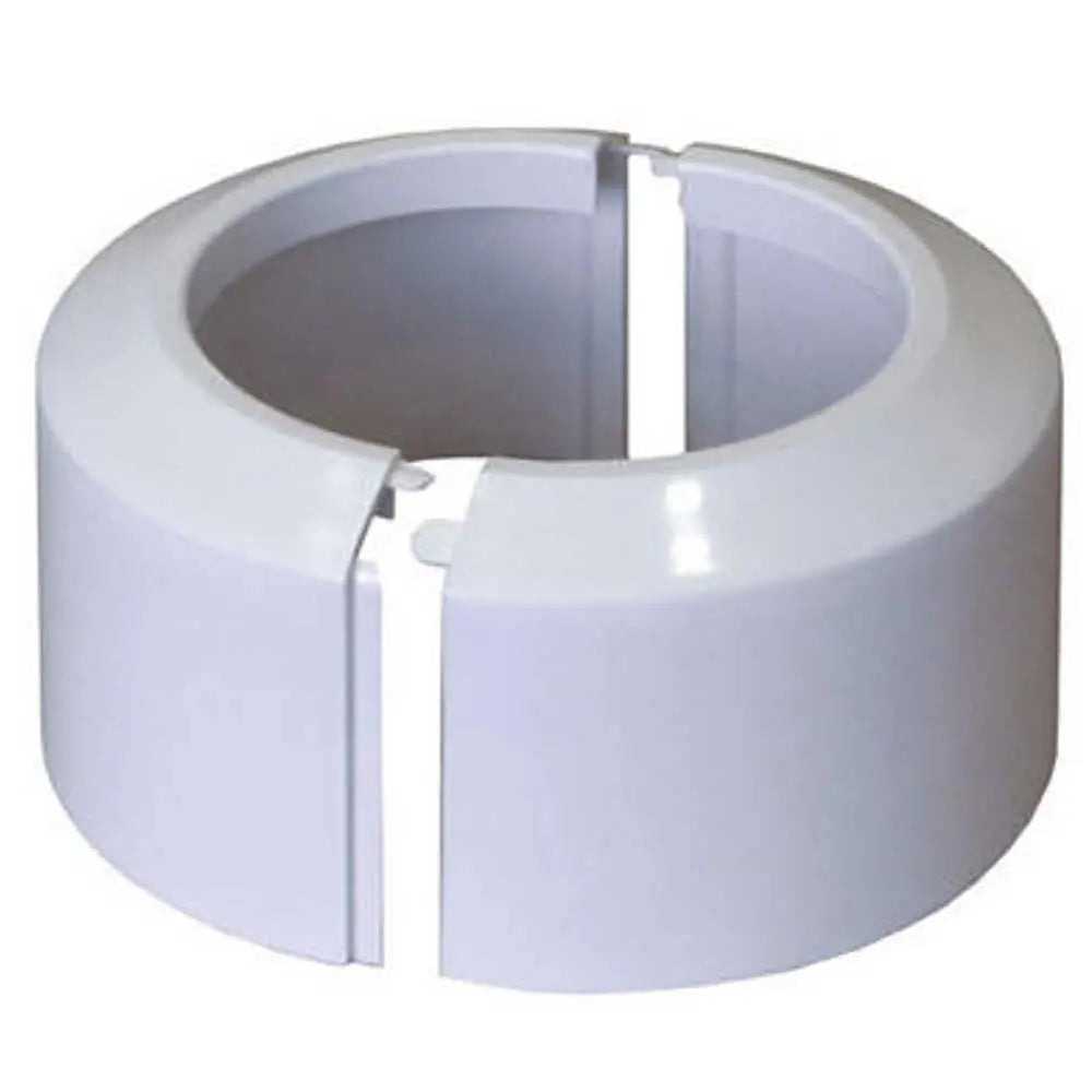 110mm Split Two-Piece White Toilet Pipe Cover Collar - Toilet Waste Pipe