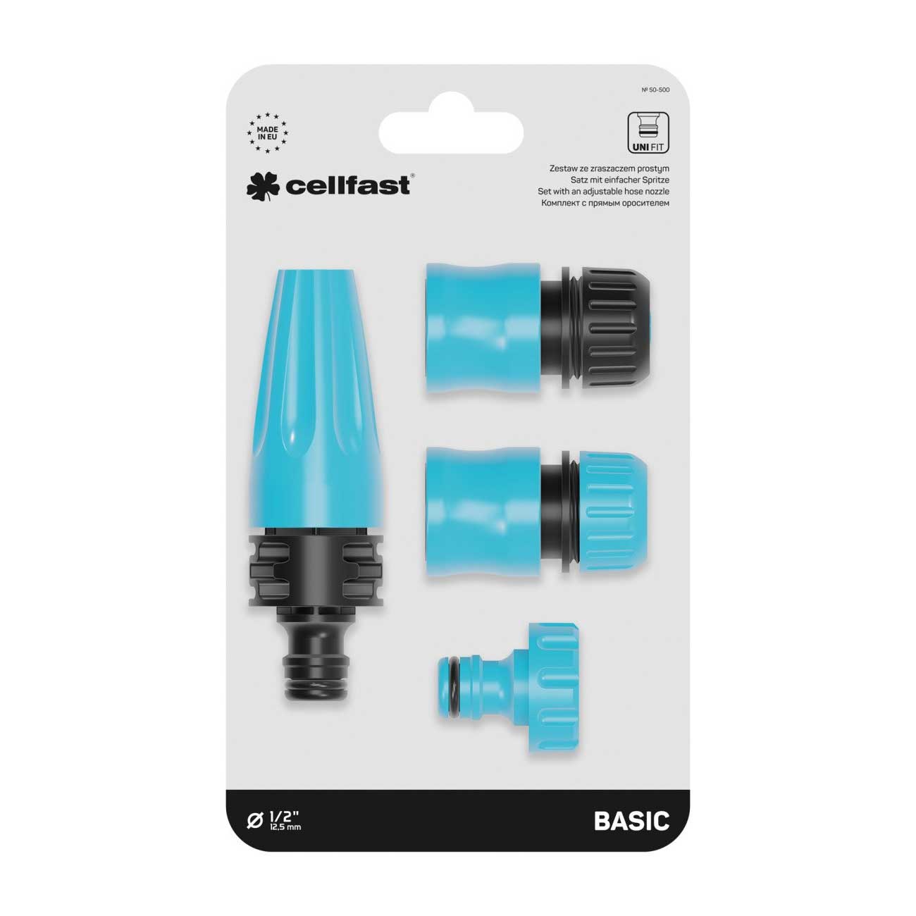 1/2 Inch Garden Spray 4 Piece Hose Connector Nozzle Plastic - Hose Gun Sprays