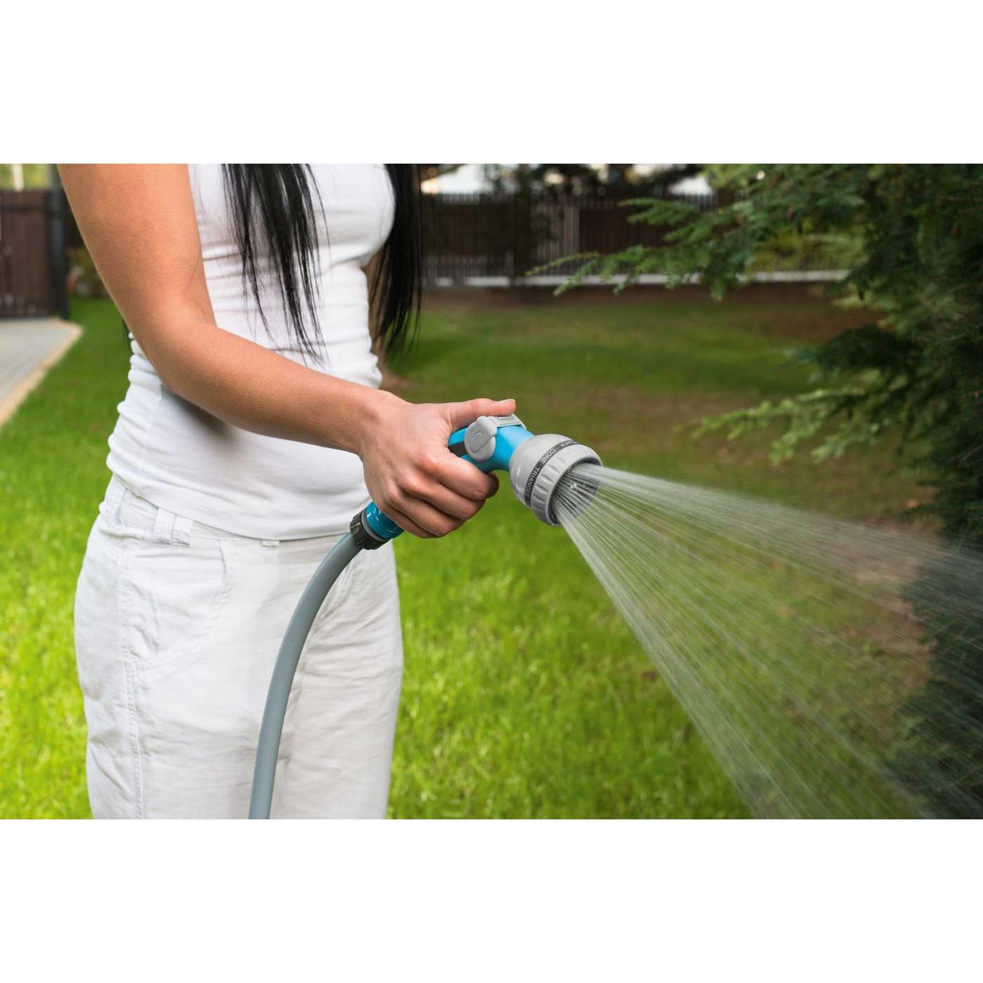 Garden Hose Gun 8 Modes Hand Water Nozzle Adjustable Flow - Hose Gun Sprays