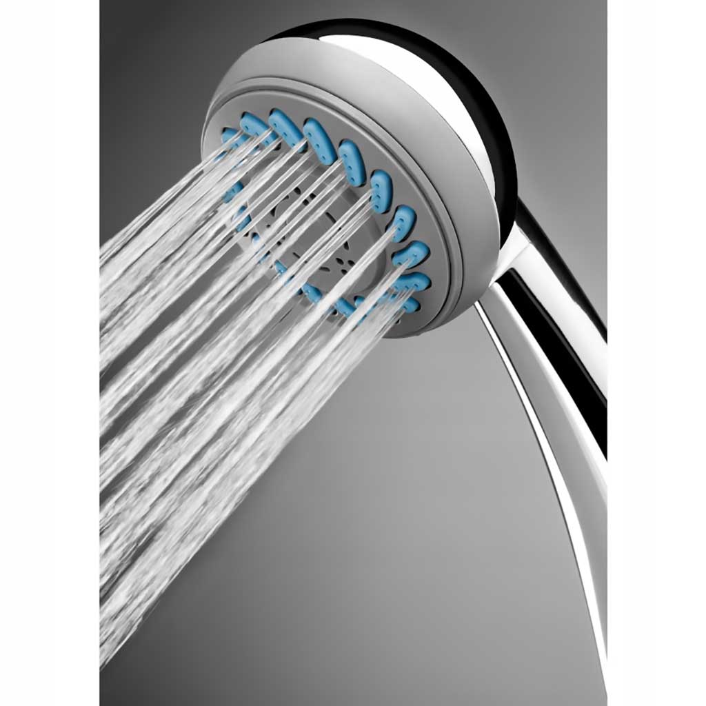 3-Mode Shower Head Replacement Chromed Plastic Showerhead - Shower Heads