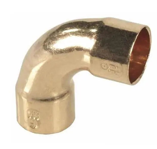 15mm Copper Pipe 90 Deg Elbow Bow Fitting Connector Solder Copper Pipe Fittings