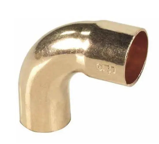 15mm Copper Pipe 90 Deg Elbow Connector Solder Male x Female Copper Pipe Fittings