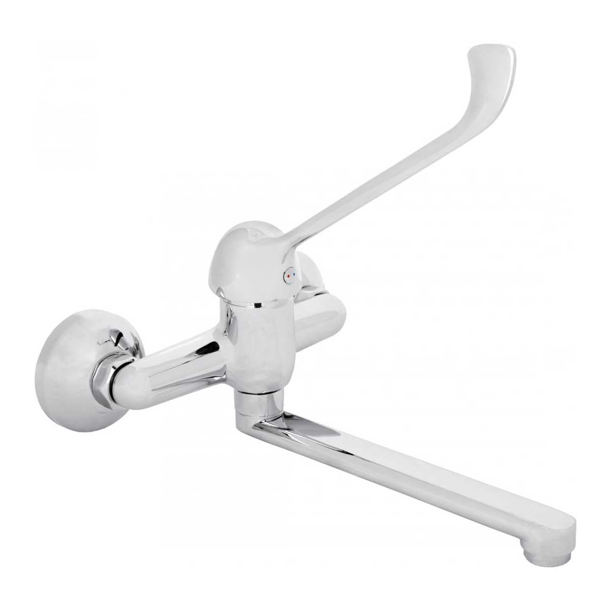 Kitchen Tap Extended Lever Disabled Mobility Wall Mounted - Kitchen Taps