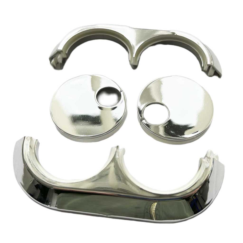 Double Chrome Radiator Pipe Cover Collar Plastic Pipe Covers, 181a, 181b, 181c, 181d, 181e