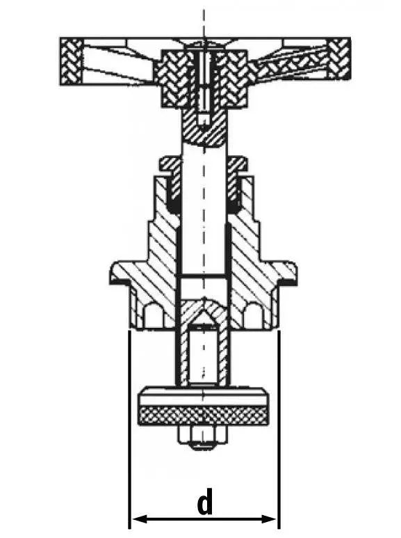 Gate Valve Head Sluice for Water Heating Plumbing 1/2-2 Inch Gate Valves