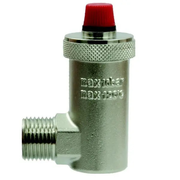 Automatic Radiator Bleeding Valve 1/2 BSP Side Entry - Radiator Bleeding