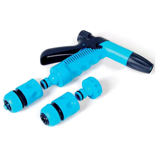 1/2 Garden Hose Water Gun Spray 4 Piece Hose Set Plastic - Hose Gun Sprays