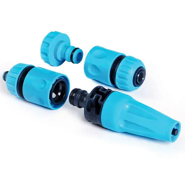 1/2 Inch Garden Spray 4 Piece Hose Connector Nozzle Plastic - Hose Gun Sprays