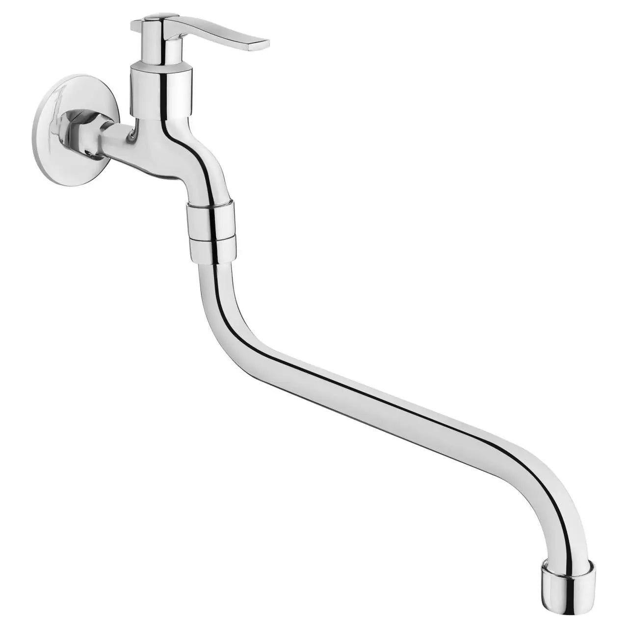 1/2 Inch Water Garden Outdoor Tap Chrome Plated with Very Long Spout