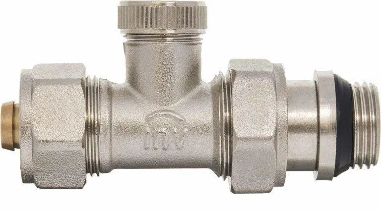 Manual Inlet Outlet Radiator Valves 1/2 Inch x 16mm PEX Radiator Valves