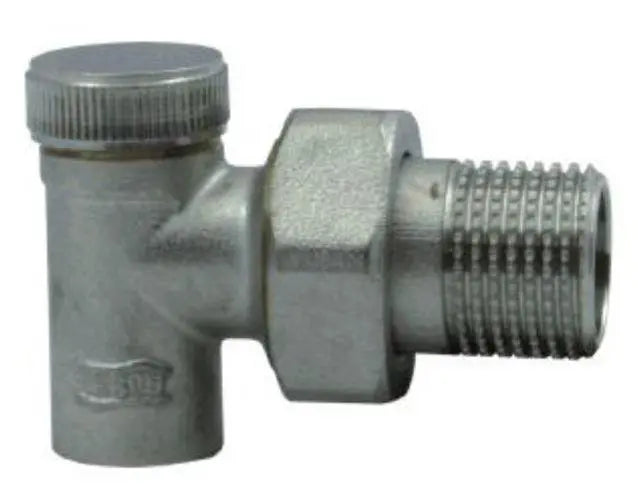 Straight/Angled Shutoff Radiator Valve 15mm x 1/2 Soldered Radiator Valves