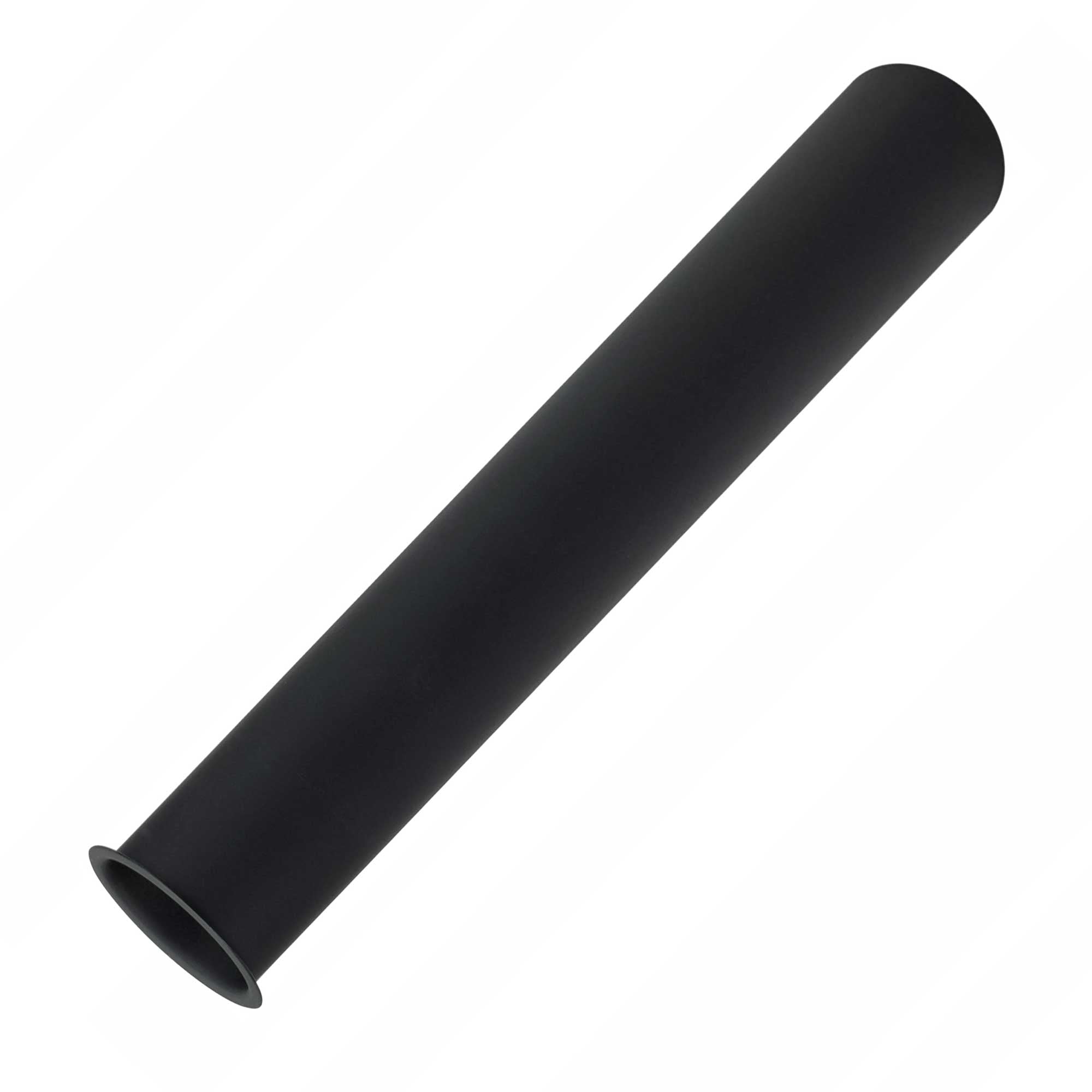 250mm Black 32mm Pipe with Collar Drain Waste Replacement Bathroom Sink Waste Traps