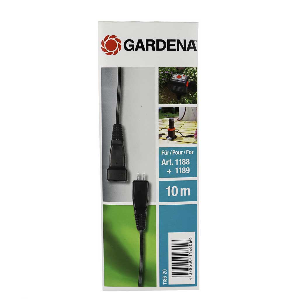 1186-20 Gardena Irrigation System Extension Cable 10m - Garden Irrigation