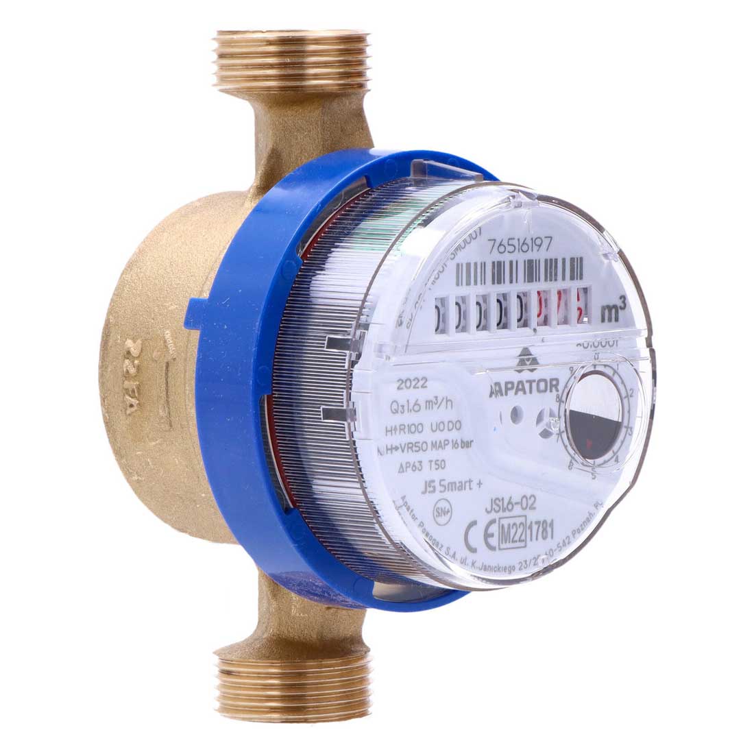 Cold Domestic Water Meter Flow 1/2 3/4 Inch 15/20mm Pipe Water Meters