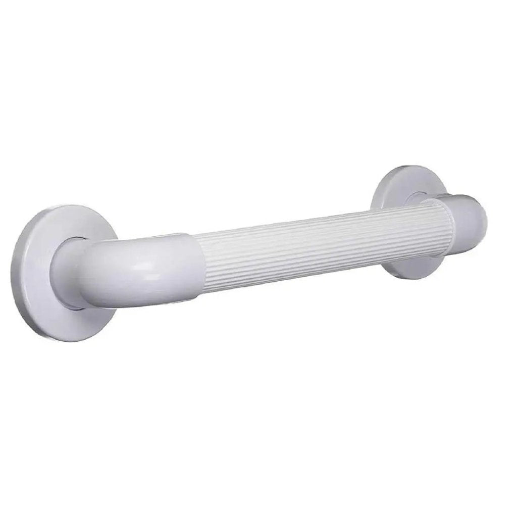 300mm Grab Bar Rail White Straight Perforated 32mm - Grab Bars