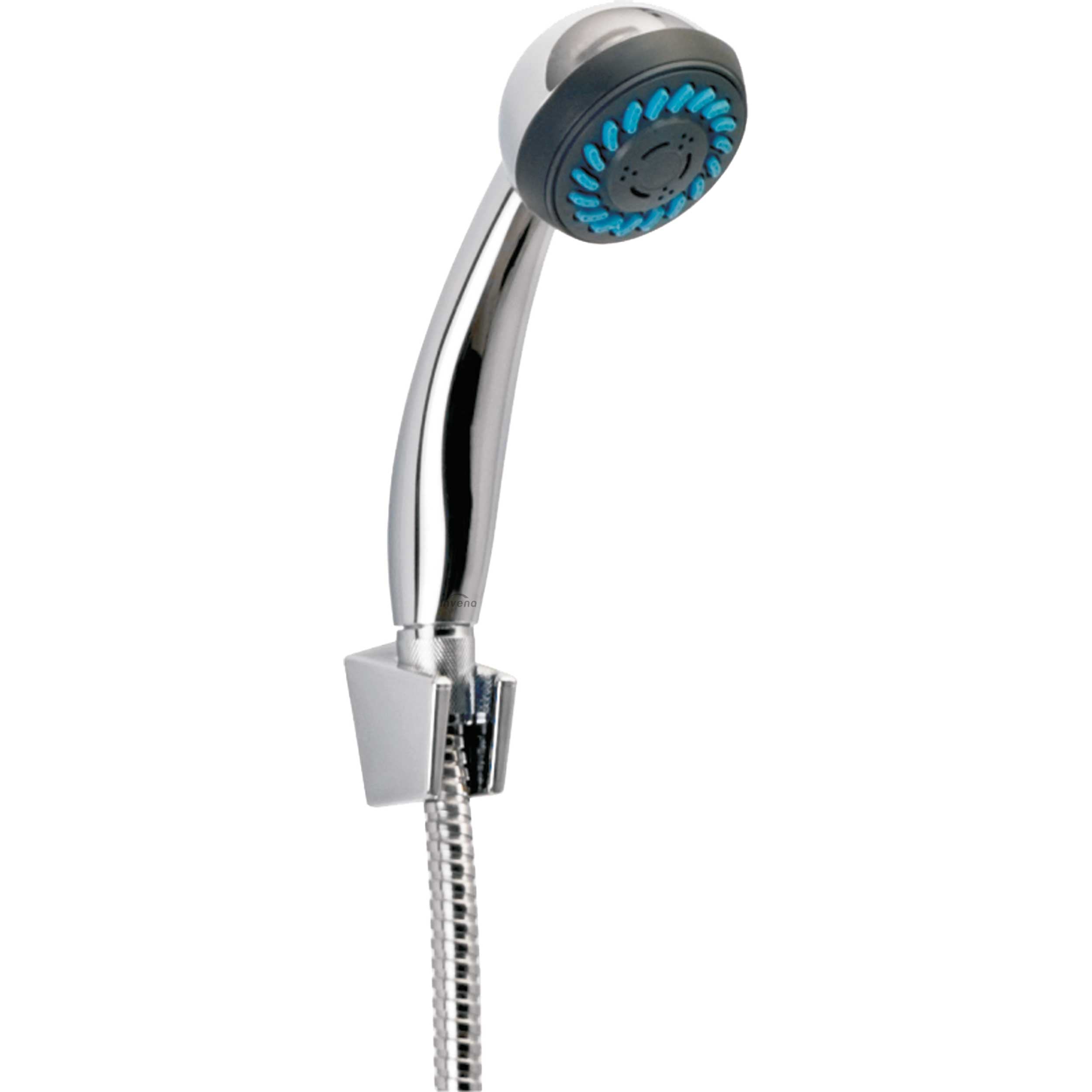 Chrome 3 Mode Handheld Shower Head Set With Hose And Wall Holder