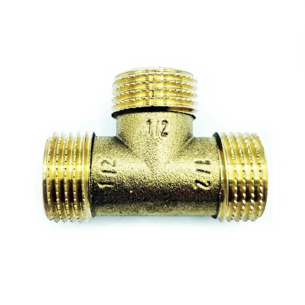 1/2 3/4 1 Inch Male Threaded Tee Connector Pipe Fittings Threaded Tees