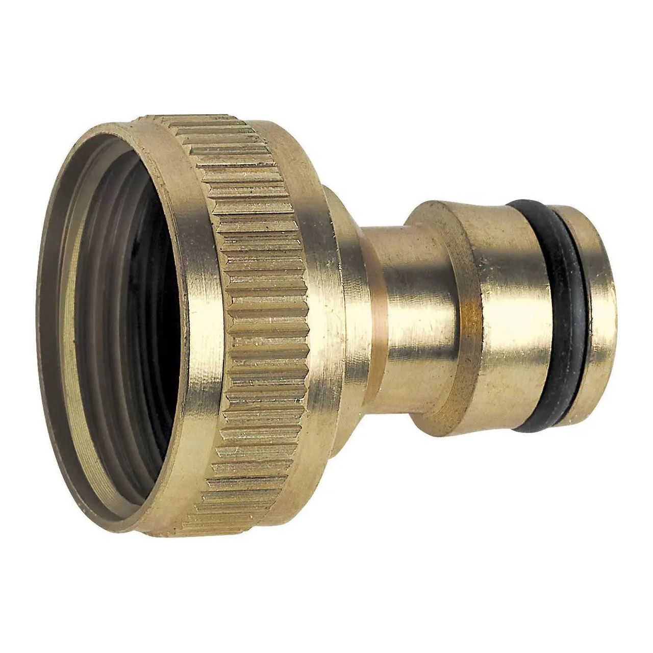 Brass Hozelock Compatible Threaded Tap Connector 3/4 1 Inch Hose Tap Fittings