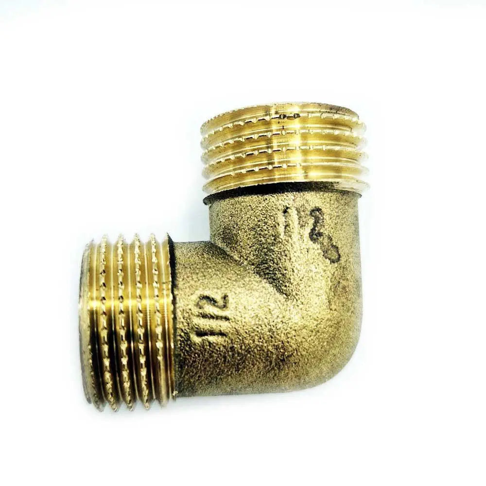 Water Threaded Male Pipe Elbow Adapter Connector 1/2 3/4 1 Threaded Elbows