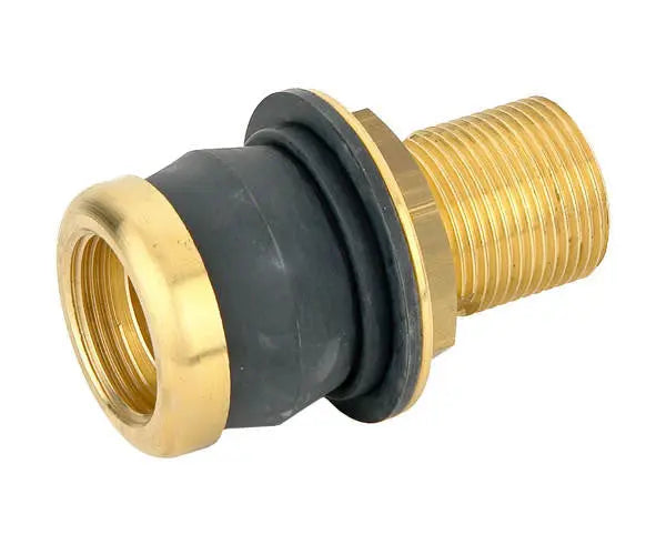 3/4 Inch Bugatti Rainwater Brass Keg Barrel Connection with Rubber Gasket - 