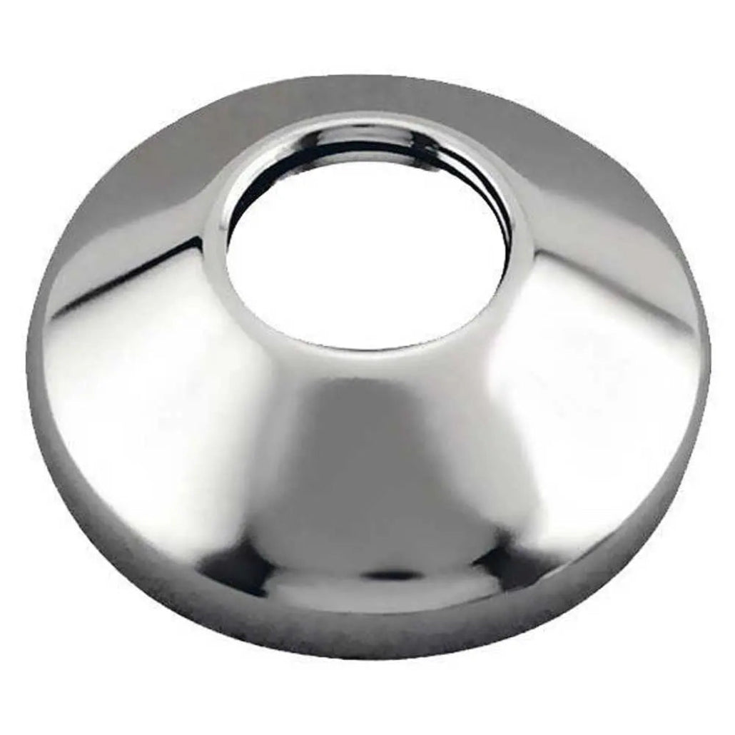 Cone Chrome Steel 3/4 Inch Pipe Cover Collar Oval 80mm Wide Pipe Covers