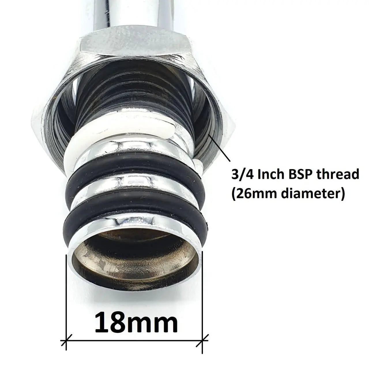 3/4 Inch Tap Spout Top Outlet C-type Replacement Kitchen Bathroom Faucet
