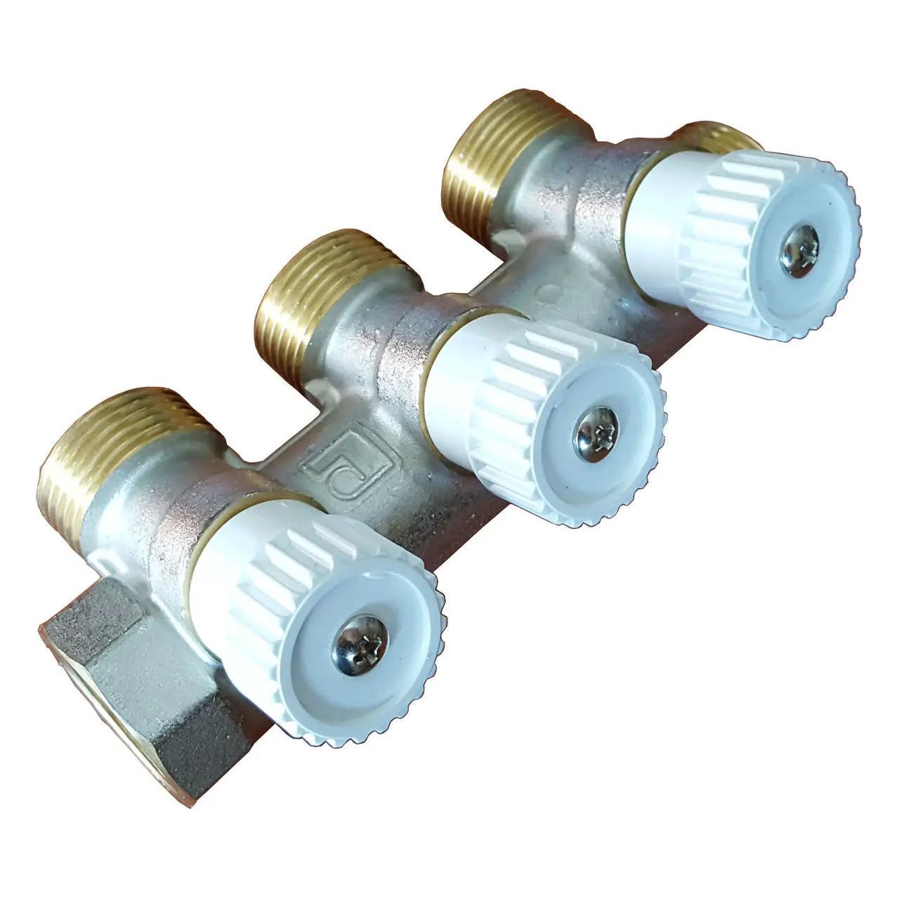 3 Way 3/4 Inch Water Underfloor Heating Manifold Distributor - Underfloor Heating Manifolds