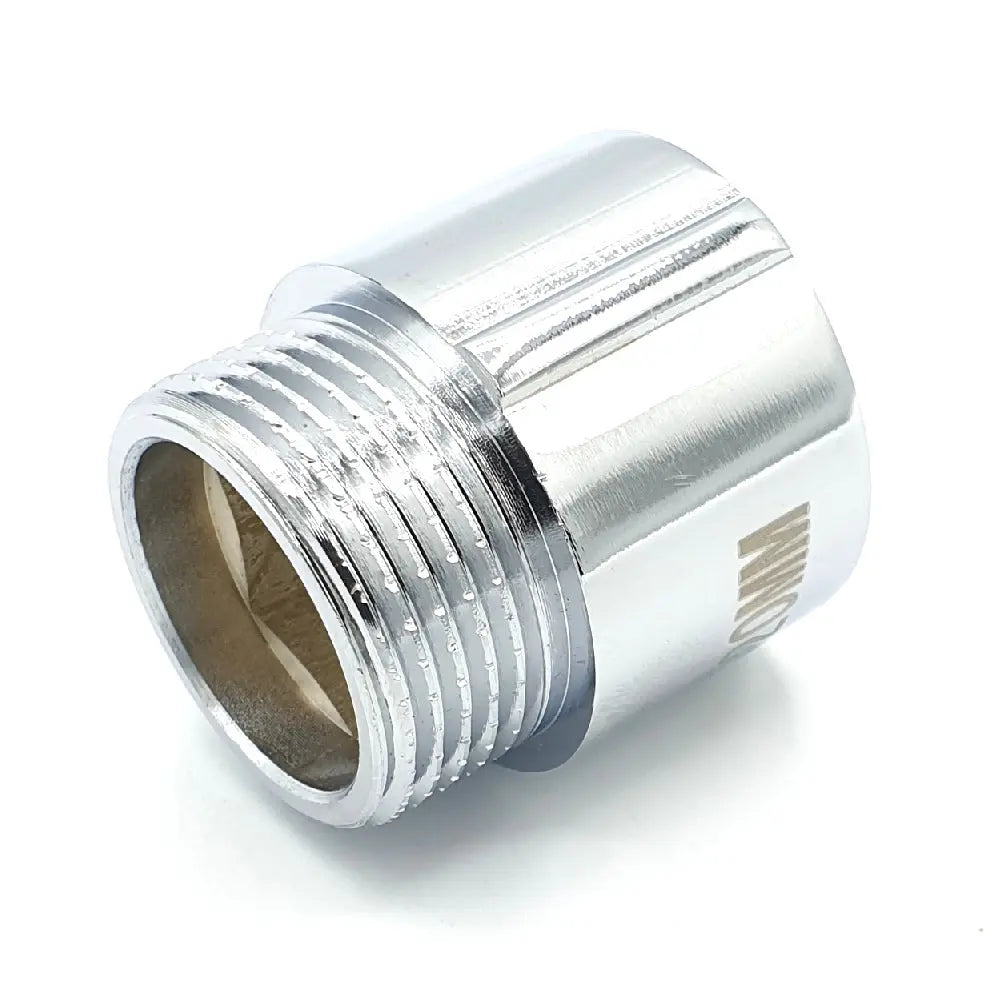 3/4 Tap Pipe Thread Extension Female x Male Chrome Brass Thread Extensions