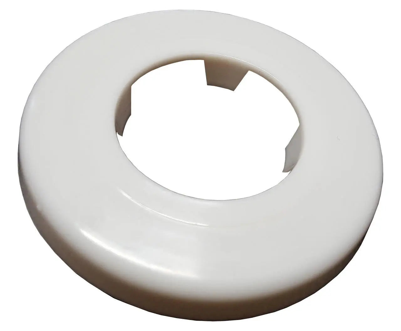 40mm White Rosette Collar Pipe Cover for Holes Gaps Hiding Pipe Covers