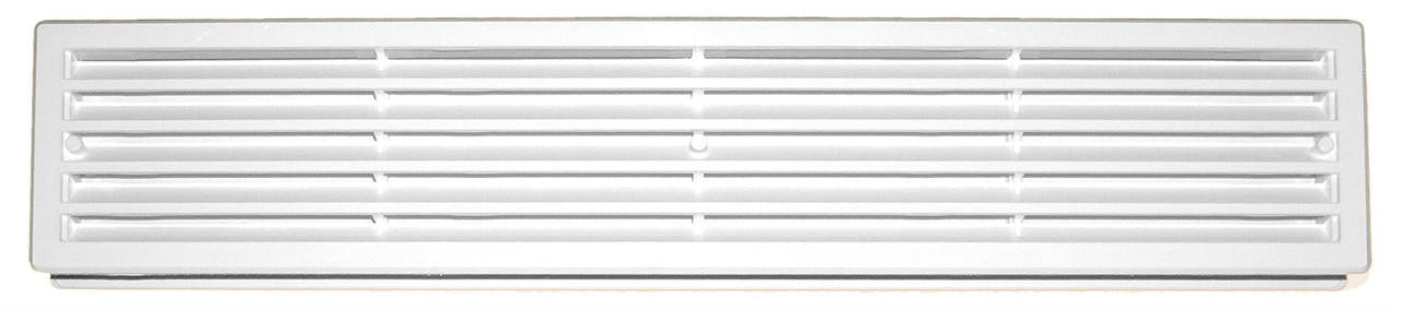  430x76mm White Internal Door Plastic Ventilation Grille Rectangle Air Vent 