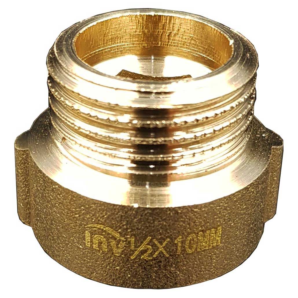 1/2 Inch BSP Pipe Wall Thread Extension Brass Tap Extender Thread Extensions 10mm