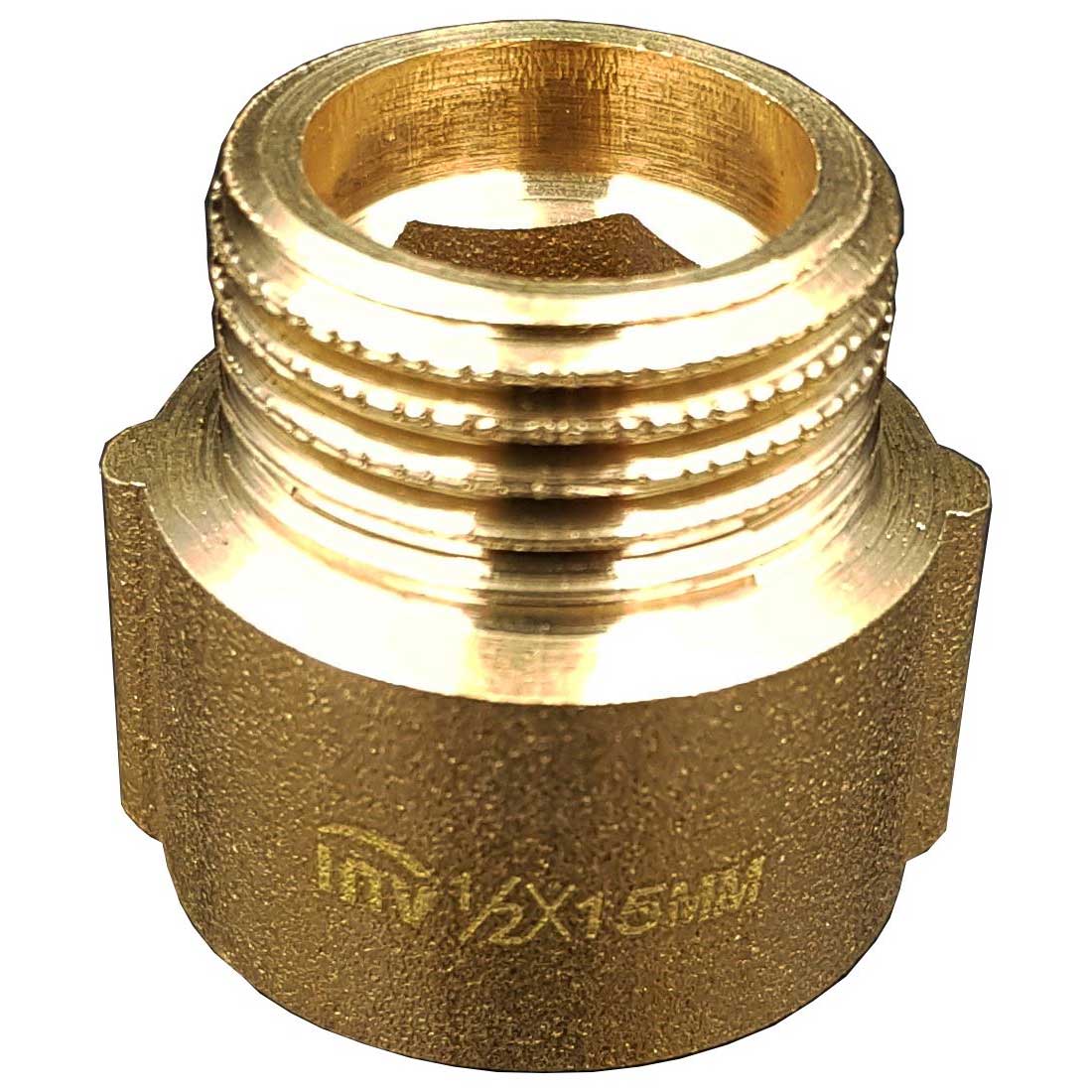 1/2 Inch BSP Pipe Wall Thread Extension Brass Tap Extender Thread Extensions 15mm