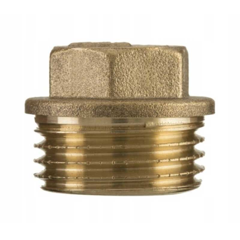 Pipe Blanking Plug Hex Male Tube End Cap Brass 3/8 1/2 3/4 1