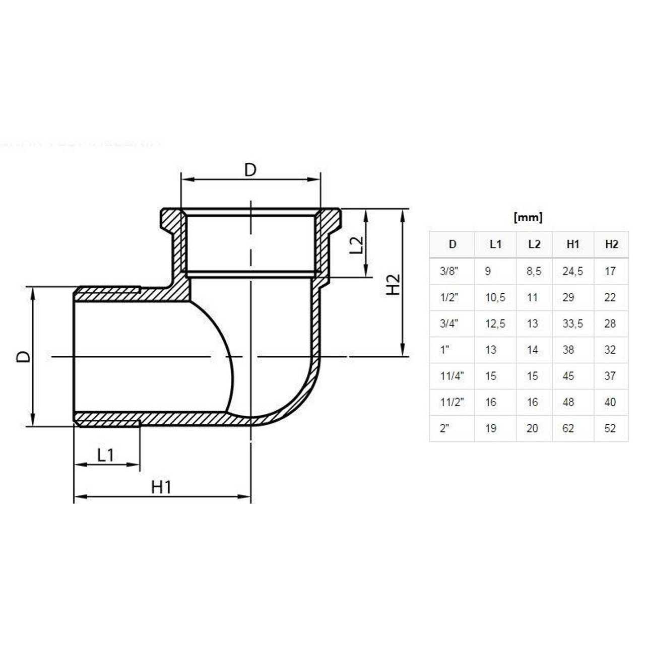 3/8 1/2 3/4 1 Inch Threaded Pipe Elbow Male Female Fittings Threaded Elbows, 443a, 443b, 443c, 443d