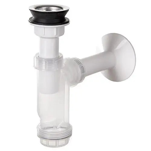 50mm Bathroom Sink Hole Bottle Drain Waste Trap Transparent Bathroom Sink Waste Traps