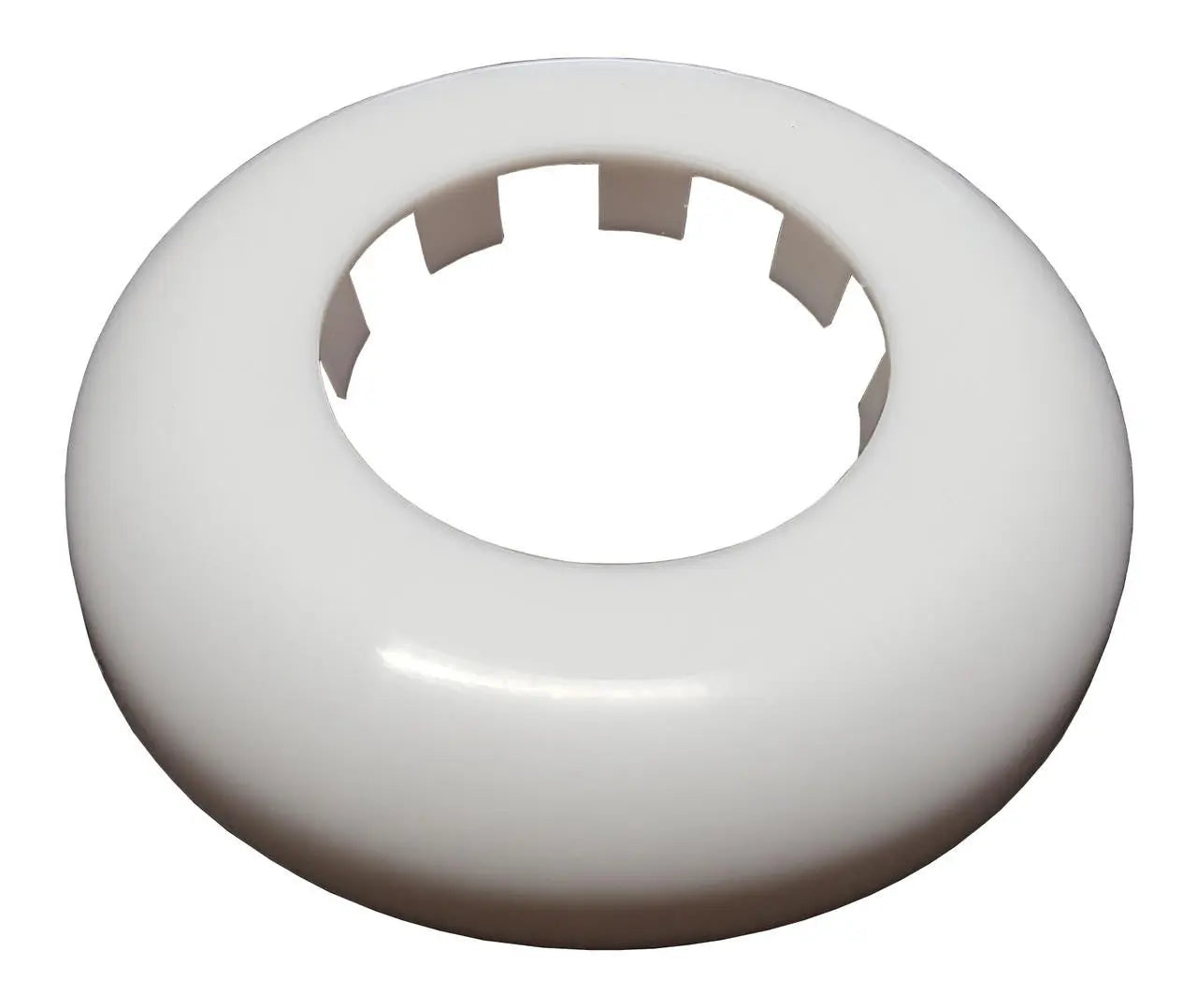 50mm White Rosette Collar Pipe Cover for Holes Covering Gaps Pipe Covers