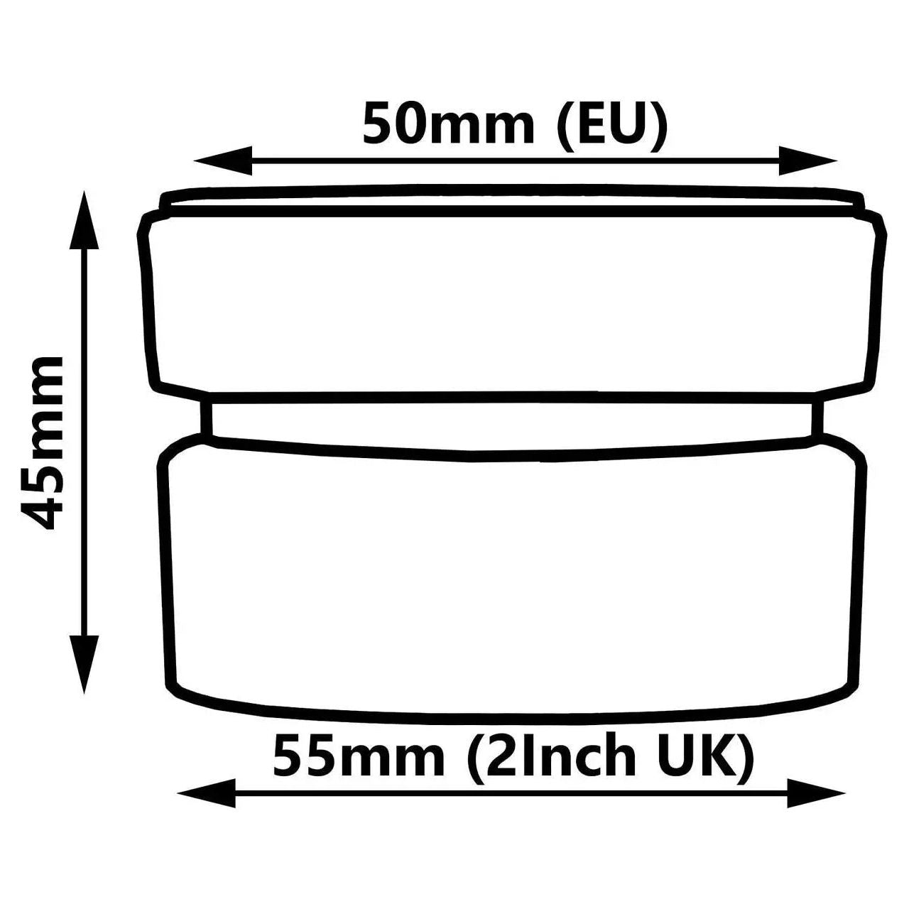 50mm to 2 Inch PVC Pipe Adaptor European-UK Conversion Waste Pipe Adaptors