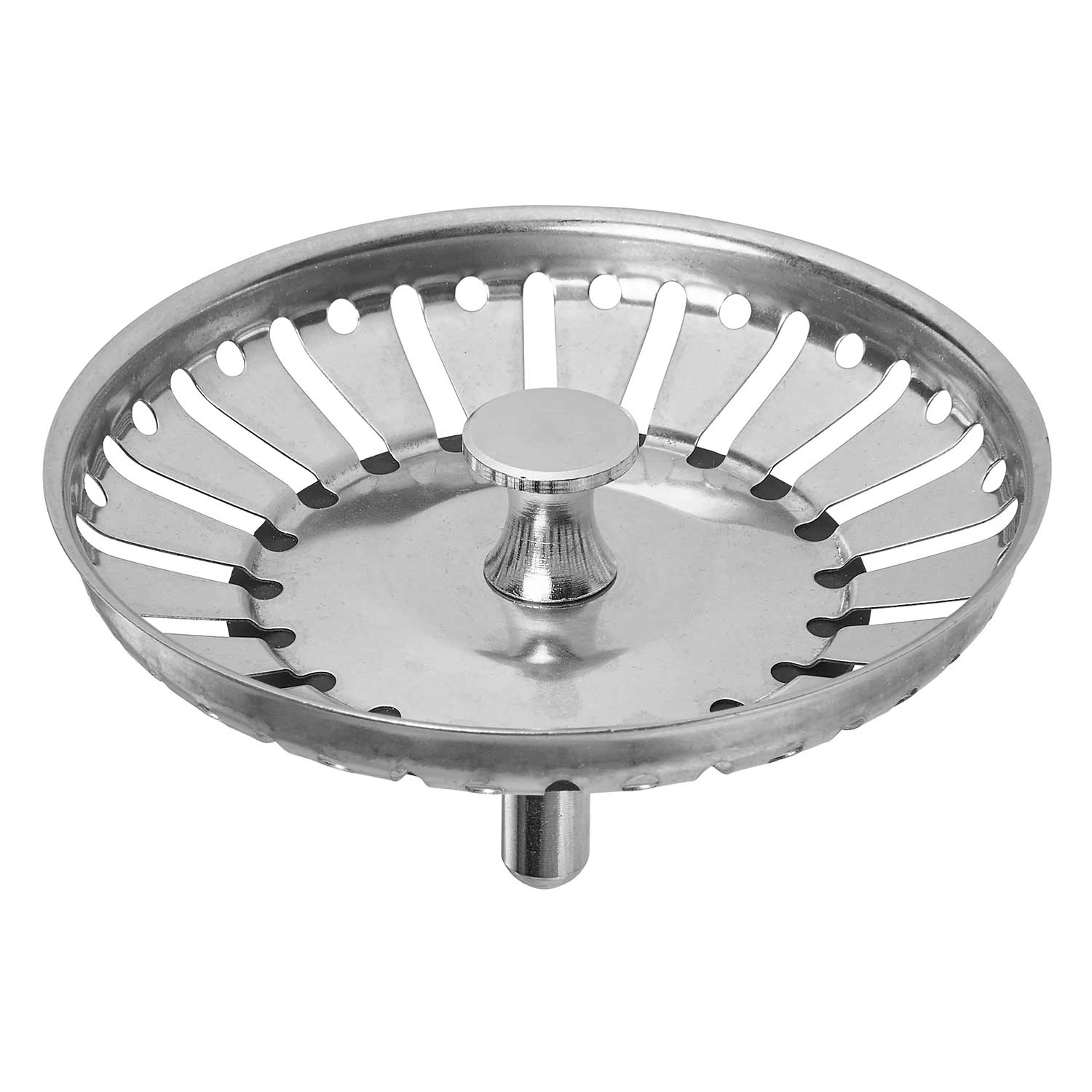 83mm Kitchen Drain Sink Waste Basket Strainer Plug Metal